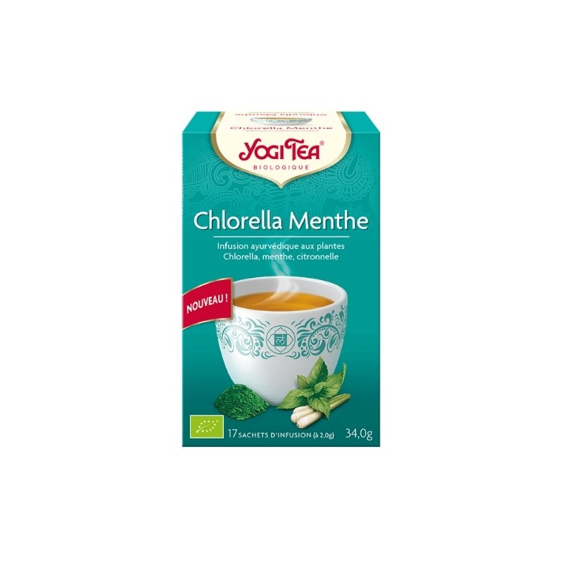 YOGI TEA CHLORELLA MENTHE 17 X 2G