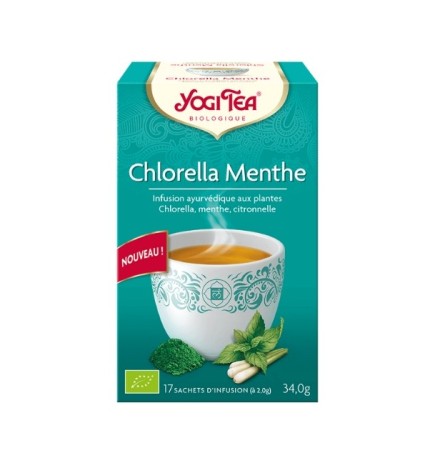 YOGI TEA CHLORELLA MENTHE 17 X 2G