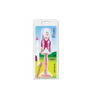 Miradent brosse à dent Kids Brush Rose Canard