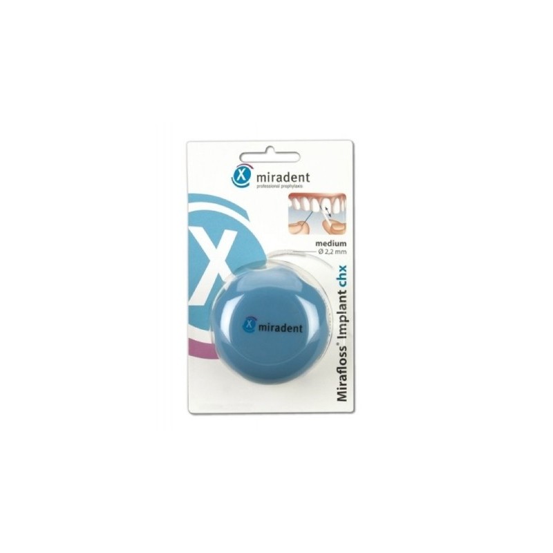 Miradent Mirafloss Implant Chx Medium