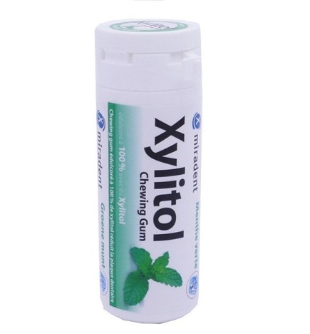 MIRADENT XYLITOL 30 CHEWING GUM MENTHE VERTE