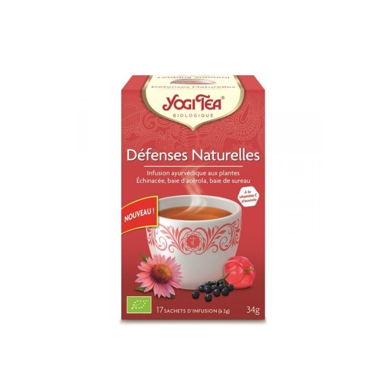 YOGI TEA DEFENSES NATURELLES 17 X 2G