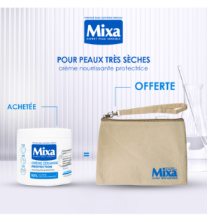 Mixa Creme Ceramide Protection 400ml  égal  Trousse Offerte