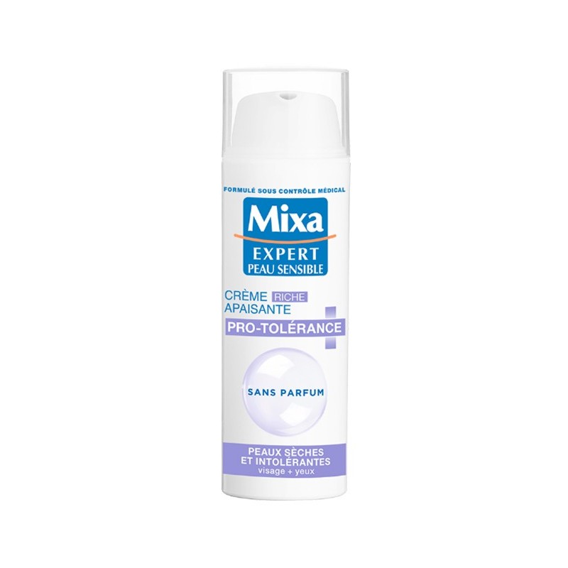 Mixa Expert Peau Sensible – Pro-Tolérance Crème Apaisante Riche – 50ml