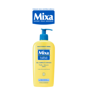 MIXA Gel Très Doux 2 En 1 Corps Et Cheveux 300ml