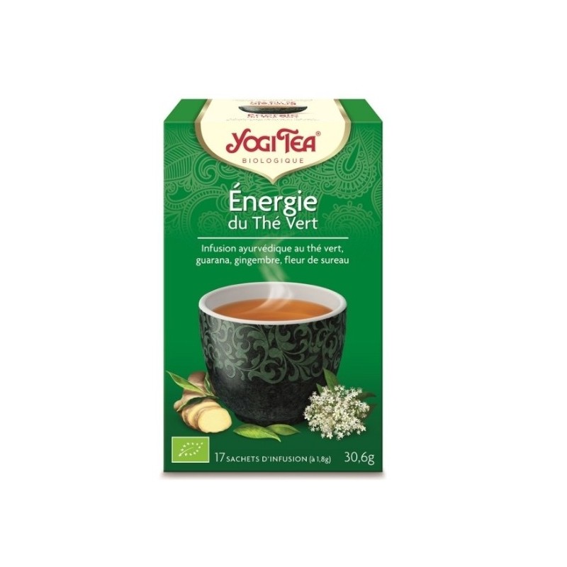 YOGI TEA ENERGIE DU THE VERT 17 X 2G