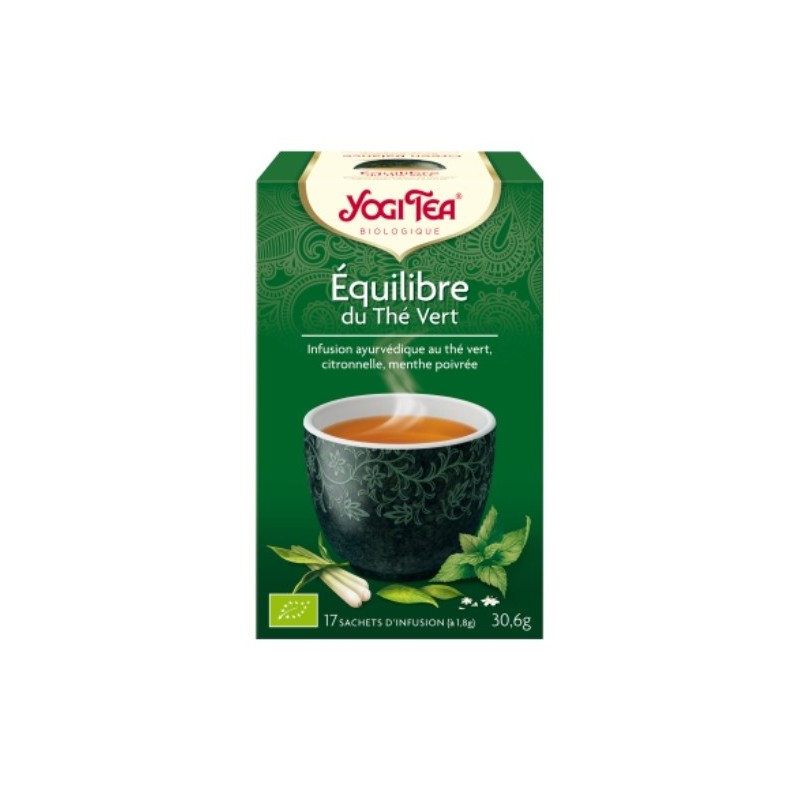 YOGI TEA EQUILIBRE DU THE VERT 17 X 2G