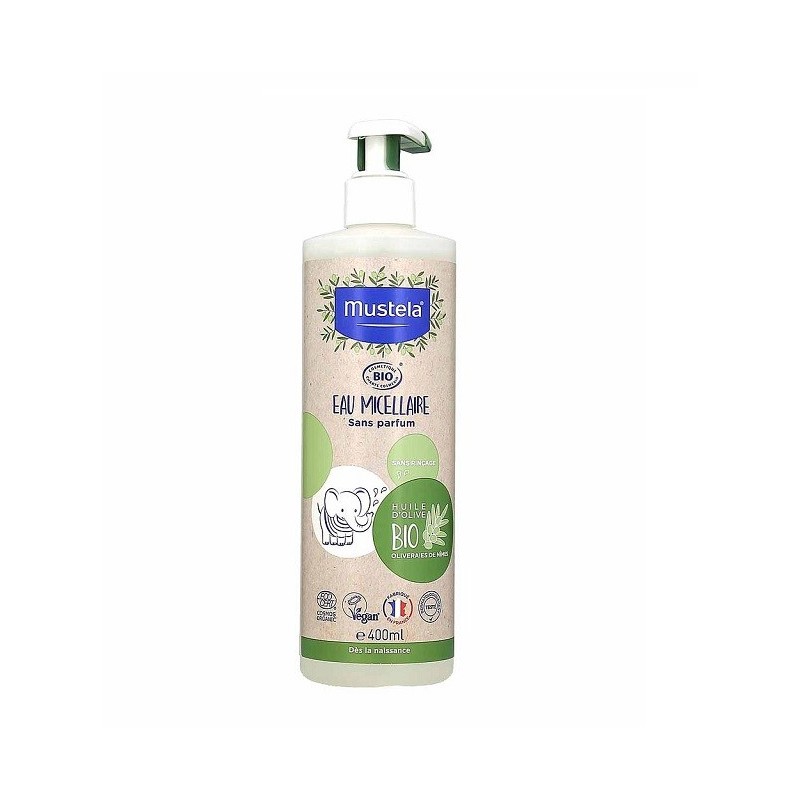 MUSTELA BIO Gel Lavant Corps & Cheveux 400ml