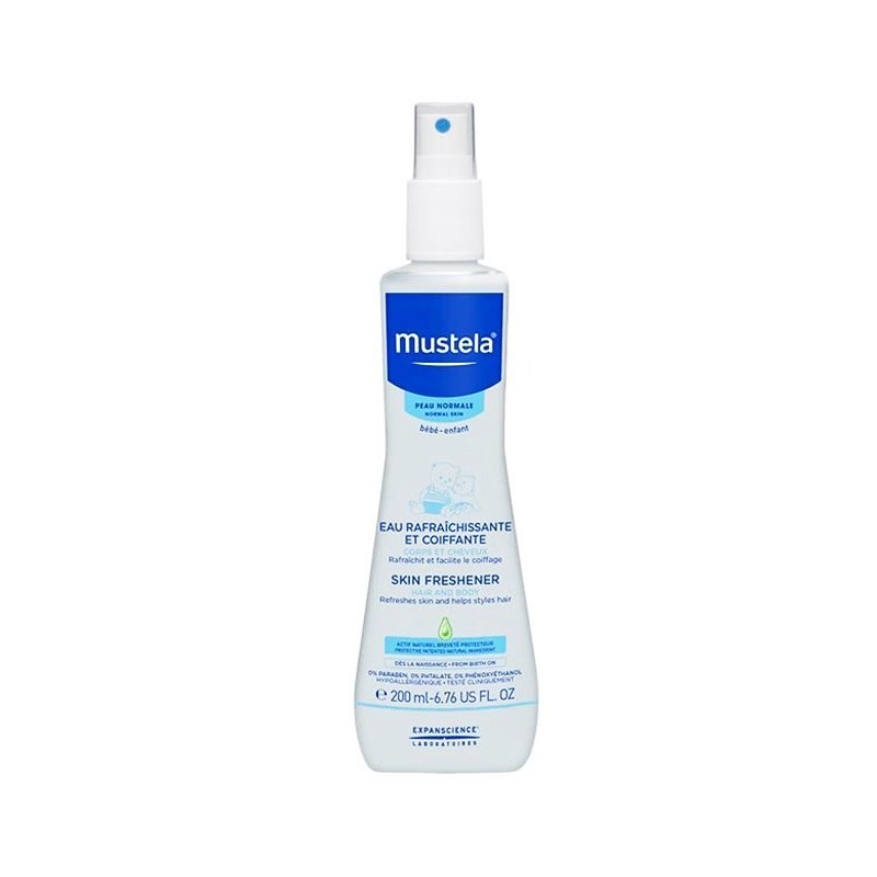 Mustela Eau Rafraîchissante et Coiffante pour Bébé – 200 ml