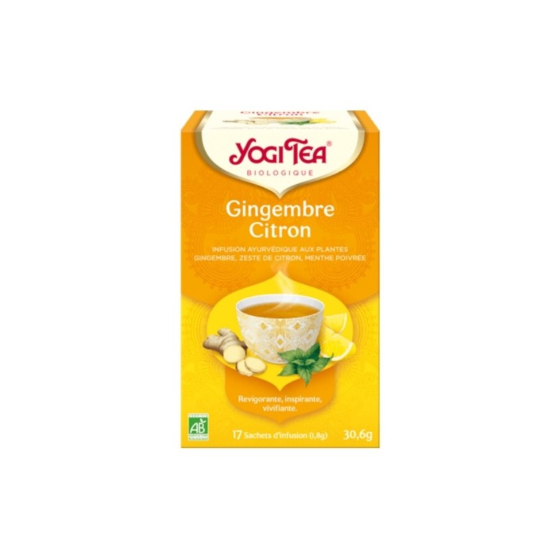 YOGI TEA GINGEMBRE CITRON 17 X 2G