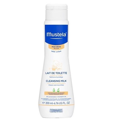 Mustela Lait de Toilette Bébé – 200 ml