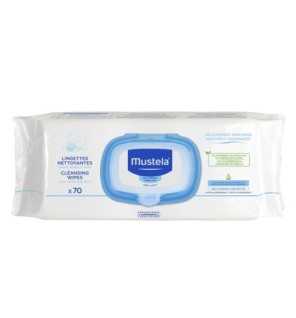 Mustela Lingettes Nettoyantes – 70 Piéces