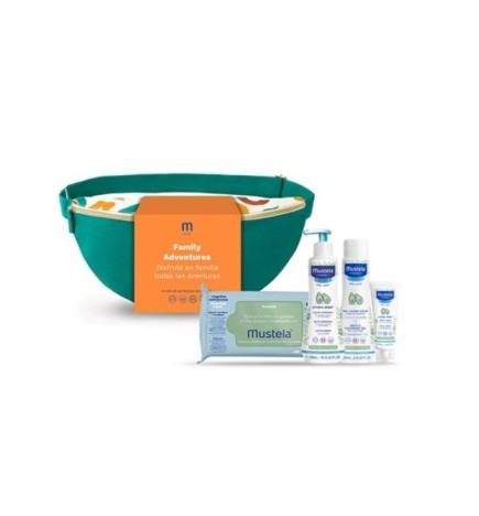 Mustela Sac Banane Mustela Bio + Hydra Lait + Gel Dermo Nettoyant + Hydra Bio Visage