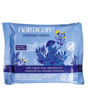 NATRACARE LINGETTES INTIMES 12 Unités