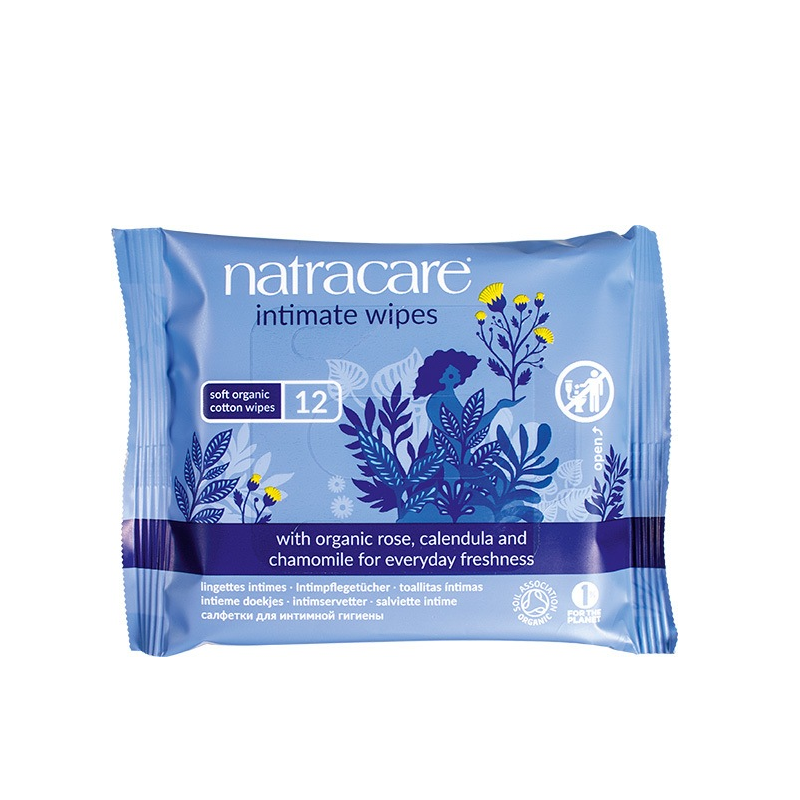 NATRACARE LINGETTES INTIMES 12 Unités