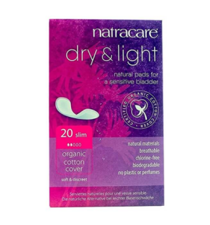 NATRACARE SERVIETTE DRY & LIGHT POUR LEGERE INCONTINENCE 20 Unités
