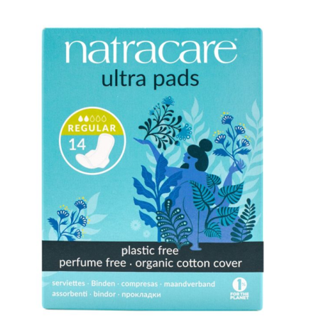 NATRACARE SERVIETTE ULTRA REGULIER + WINGS 14Unités