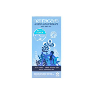 NATRACARE TAMPONS SUPER AVEC APPLICATEUR 16 Unités