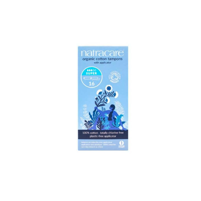 NATRACARE TAMPONS SUPER AVEC APPLICATEUR 16 Unités