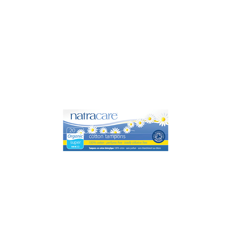 NATRACARE TAMPONS SUPER PLUS SANS APPLICATEUR 20 Unités