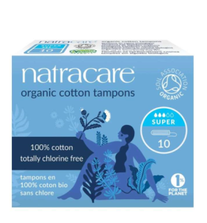 NATRACARE TAMPONS SUPER SANS APPLICATEUR 10 Unités