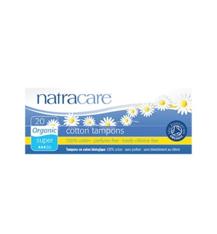 NATRACARE TAMPONS SUPER SANS APPLICATEUR 20 UNITES