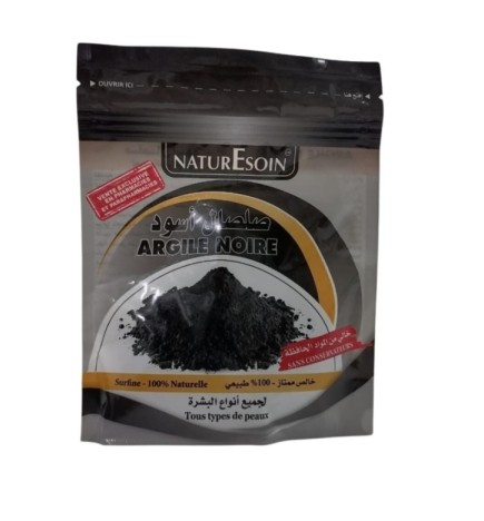 Nature Soin Argile Noir Sachet 100G
