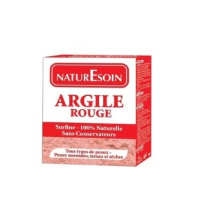 Nature soin argile Rouge sachet 100G