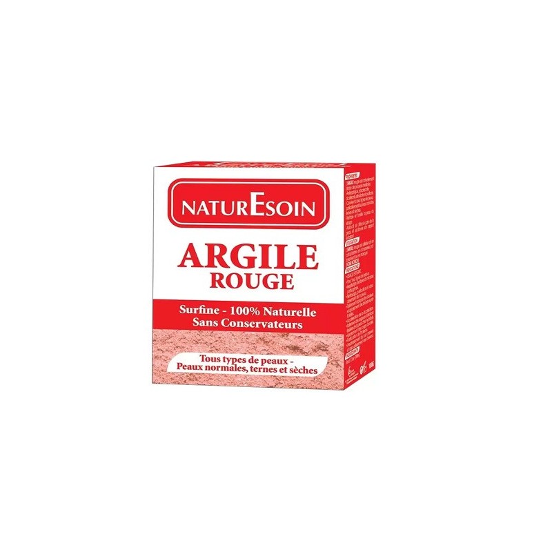 Nature soin argile Rouge sachet 100G