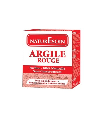 Nature soin argile Rouge sachet 100G