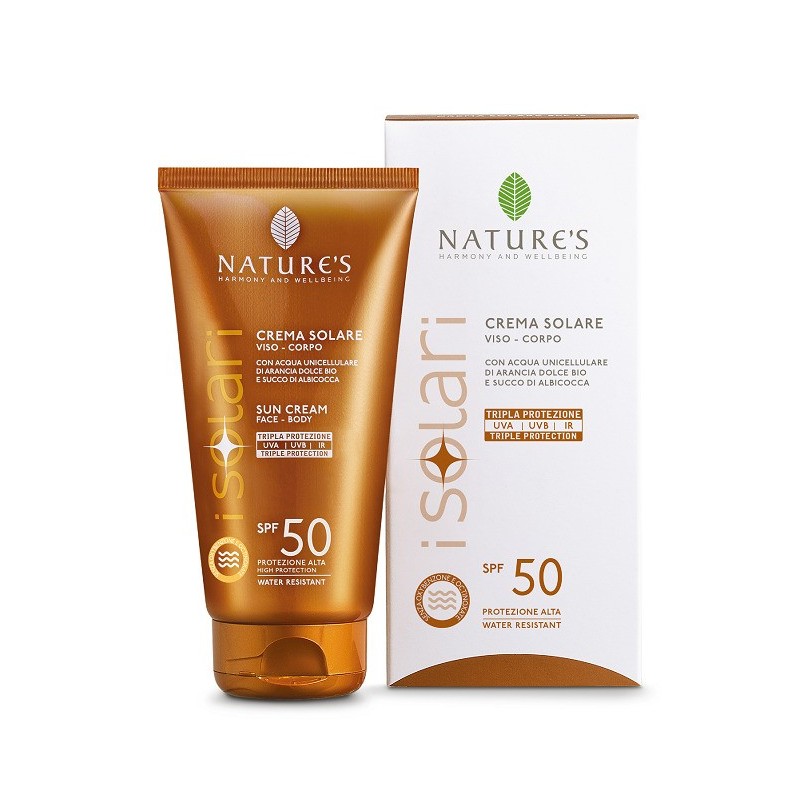 Natures Isolari Ecran Solaire Visage & Corps Spf50 150ml