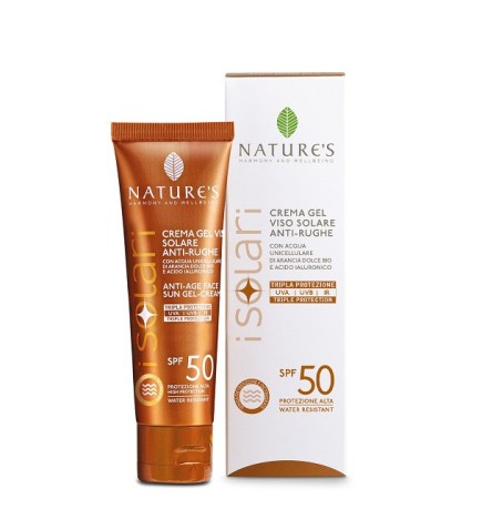 Natures Isolari Gel Creme Visage Anti-age Spf50 50ml