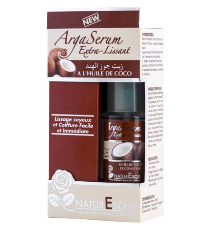NaturEsoin ArgaSerum à l’Huile de Coco – 50 ml