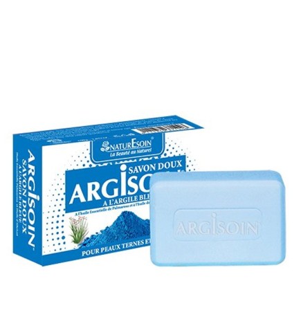 NaturEsoin Argisoin Savon à l’Argile Bleue- 125 G