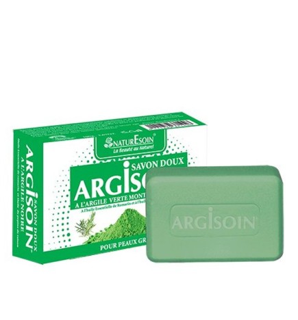 NaturEsoin Argisoin Savon à l’Argile Verte- 125 G