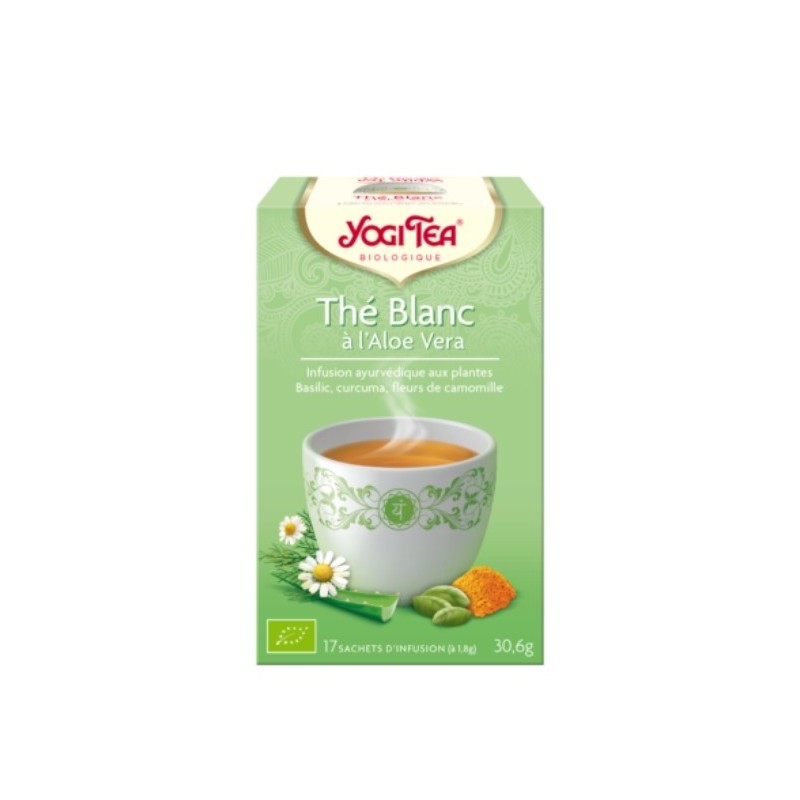 YOGI TEA THE BLANC ALOE VERA 17 X 2G
