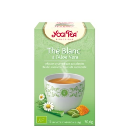 YOGI TEA THE BLANC ALOE VERA 17 X 2G