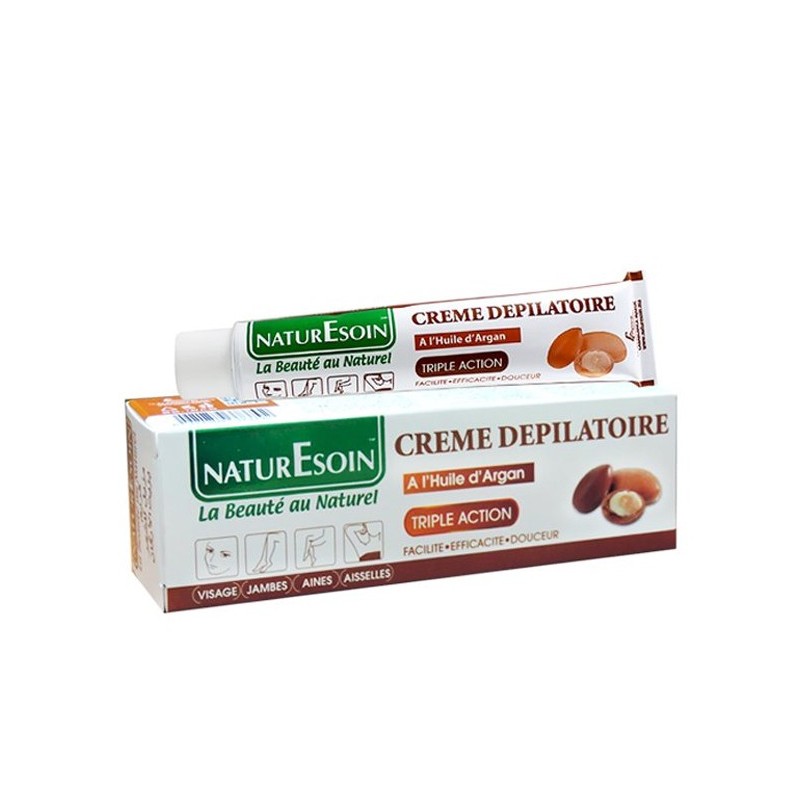 NaturEsoin Crème Dépilatoire à l’Huile d’Argan – 50 ml