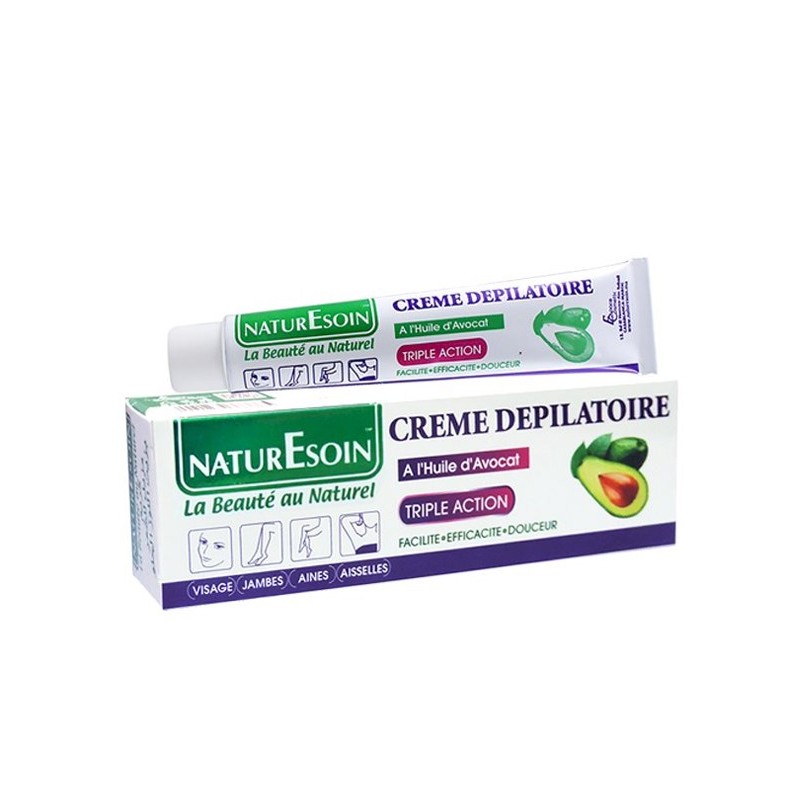 NaturEsoin Crème Dépilatoire à l’Huile d’Avocat – 50 ml