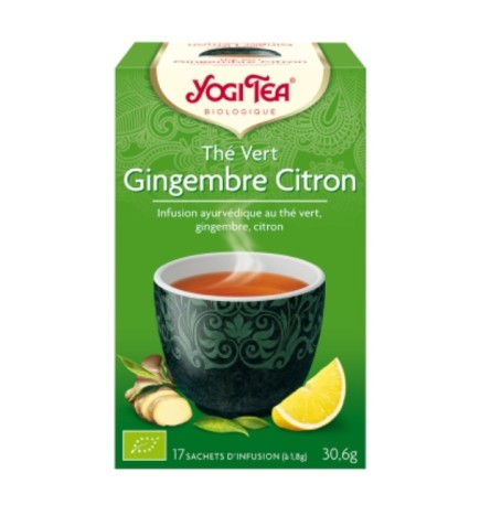 YOGI TEA THE VERT GINGEMBRE CITRON 17 X 2G