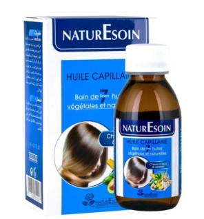 NaturEsoin Huile Capillaire 7 Bain d’Huiles Végétales – 125 ml
