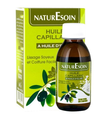 NaturEsoin Huile capillaire a Huile d’Olive – 125 ml