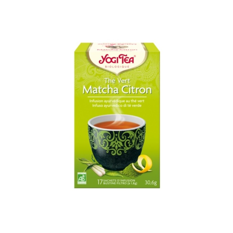YOGI TEA THE VERT MATCHA CITRON 17 X 2G