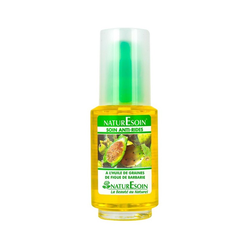 NaturEsoin Huile de Graines de Figue de Barbarie Soin Anti-Rides – 50 ml