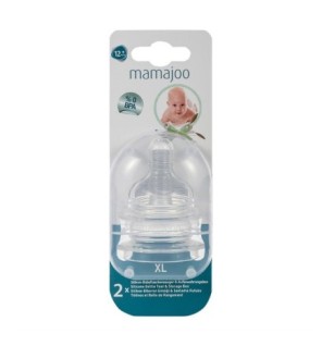 Mamajoo 2 Tetines silicone n°4 XL +0m MMJ1073
