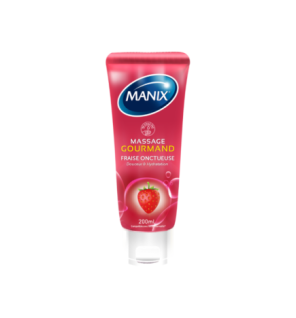Manix  Massage Gourmand Fraise  – 200ml