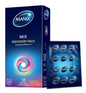 MANIX MIX Boite de 12 Préservatifs