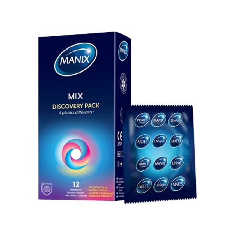 MANIX MIX Boite de 12 Préservatifs