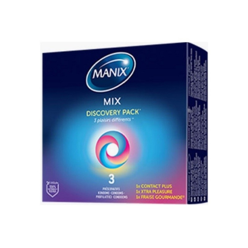 MANIX MIX Boite de 3 Préservatifs