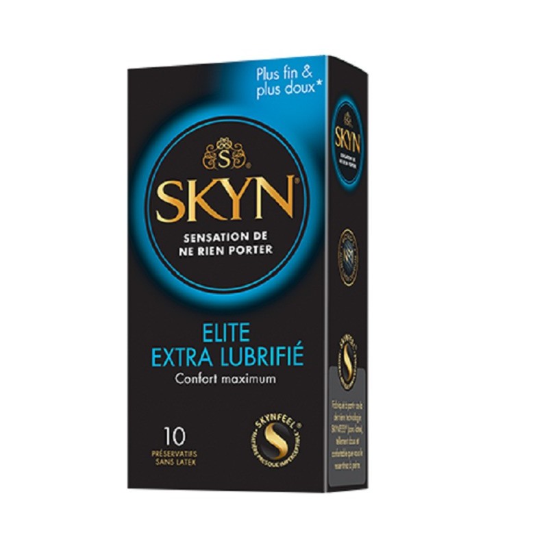 MANIX SKYN ELITE EXTRA LUBRIFIÉ 10 Préservatifs